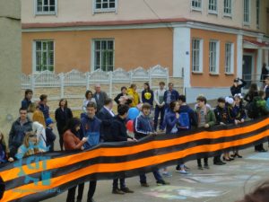 Студенты Рузаевского отделения ГБПОУ РМ «Саранский политехнический техникум» приняли участие в Параде Победы 9 мая 2017 года